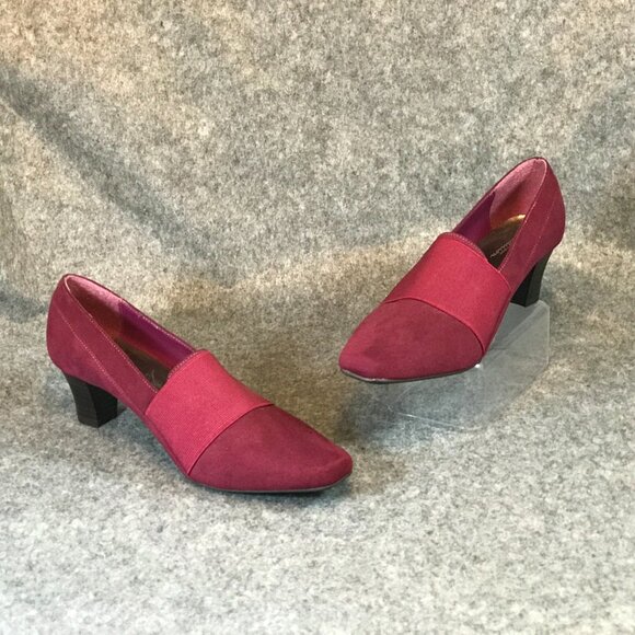 Tradition Sylvia NWT Women's Magenta Heel Shoes - Picture 4 of 11